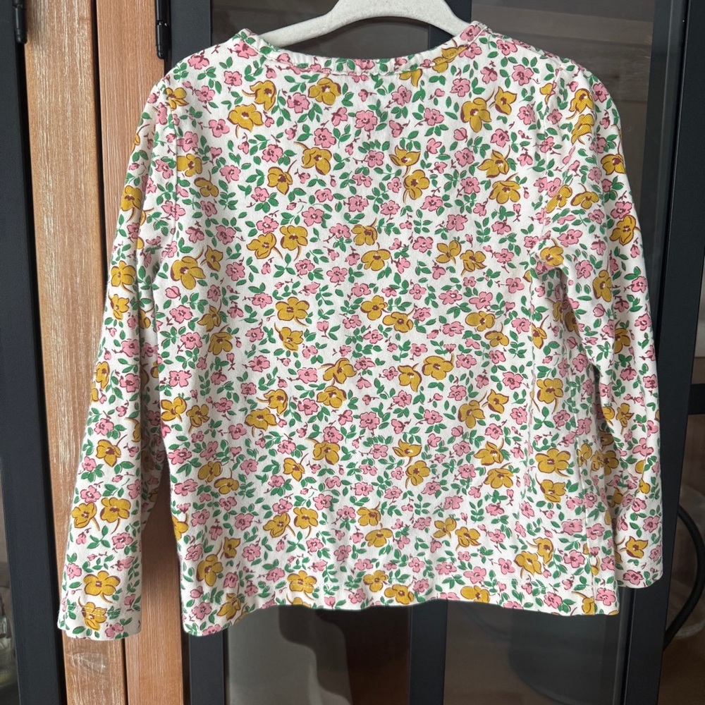 Mini Boden floral Lamb Appliqué long sleeve tee sweater 3D Farm sheep toddler - Picture 4 of 6